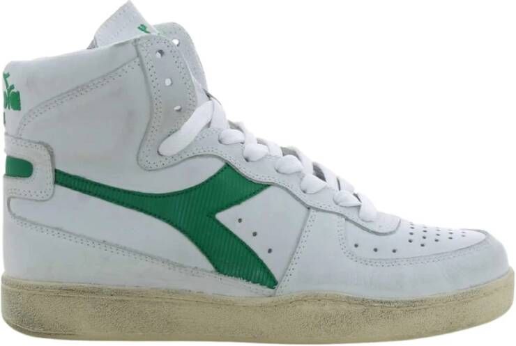 Diadora Groene MI Basket Used W23 Dames Sneakers White Dames