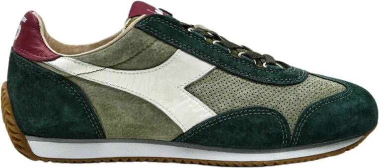 Diadora Groene Suede Heritage Sneakers