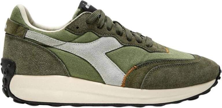 Diadora Groene Suède Sneakers