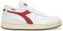 Diadora Heritage mi basket row cut sneakers heren wit c7114 white-garnet leer 43 5 (9+) - Thumbnail 2