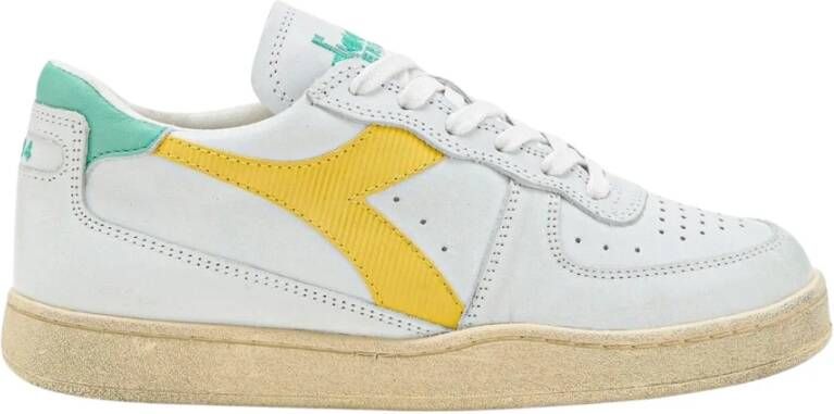Diadora Lage Gebruikte Sneakers White