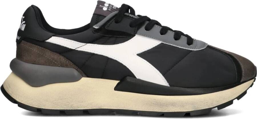 DIADORA Lage Sneakers Heren Combi Dz Runner Maat: 45 Materiaal: Textiel Kleur: Zwart