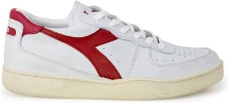 Diadora Heren Sneakers Rood Herfst Winter Stijl