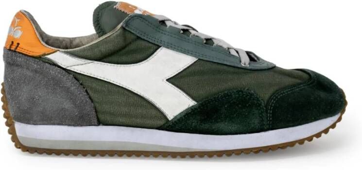 Diadora Groene Equipe H Lage Sneakers Multicolor Heren