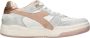 Diadora B-560 Crackle Lame'Wn sneaker van leer met suède details - Thumbnail 1