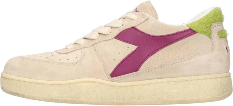 Diadora Beige Lage Sneakers voor Dames Beige Dames