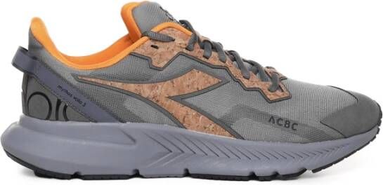 Diadora Heritage Sneakers van Katoenmix Grijs Heren