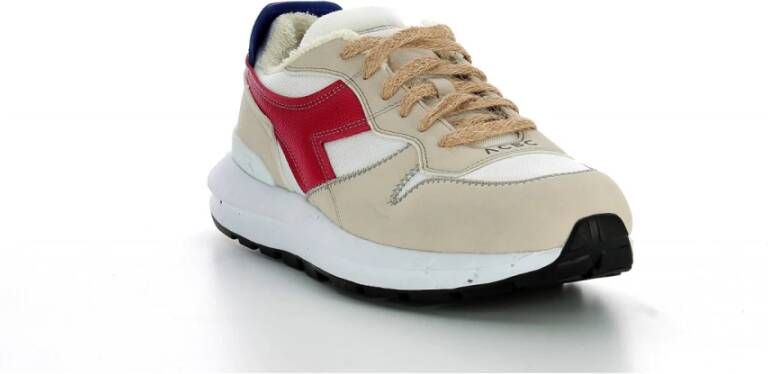 Diadora Hoge Kwaliteit Leren Sneakers voor Heren Beige Heren