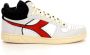 Diadora Stijlvolle Herensneakers met Groene Suède Accenten White - Thumbnail 3