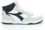 Retro Sneaker Game High Waxed Hoge sneakers Leren Sneaker Groen - Thumbnail 9
