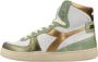 DIADORA Hoge Sneakers Dames Met Mid Basket Sneaker Maat: 36 Materiaal: Leer Kleur: Groen - Thumbnail 1