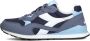 Diadora Jongens Casual Sneakers Blauw Wit Grijs Multicolor Heren - Thumbnail 2