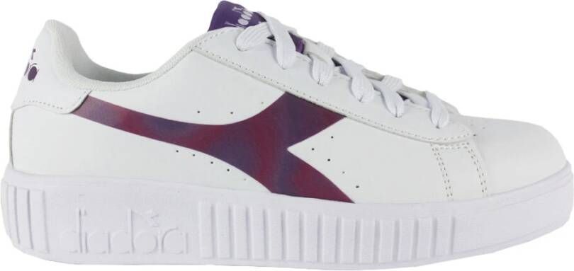 Diadora Kleurrijke sportschoenen voor kinderen Wit Dames