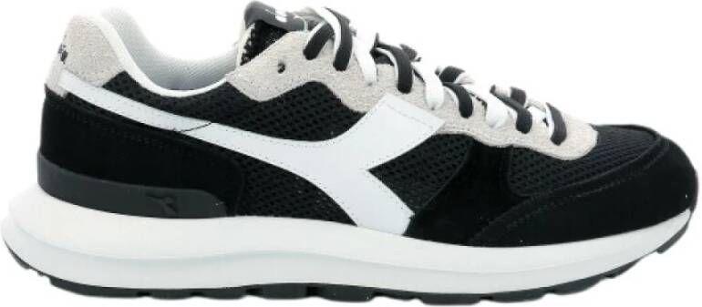 Diadora Kmaro 42 Suede Mesh Sneakers Black Heren - Foto 4