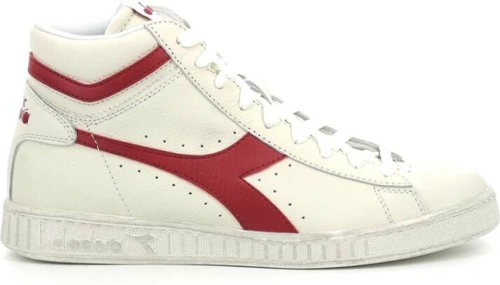 Retro Sneaker Game High Waxed Hoge sneakers Leren Sneaker Groen - Foto 17