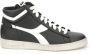 Diadora Game High Waxed Hoge sneakers Leren Sneaker Zwart - Thumbnail 3