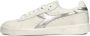 Diadora Game L Low Waxed Metal Wn Sneakers Leren Sneaker Dames Wit - Thumbnail 2