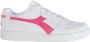 Diadora Lage Sneakers met Geperforeerde Details en Klittenbandsluiting White - Thumbnail 1