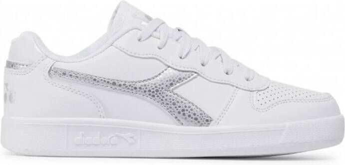 Diadora Lage Sneakers met Geperforeerde Details White Dames