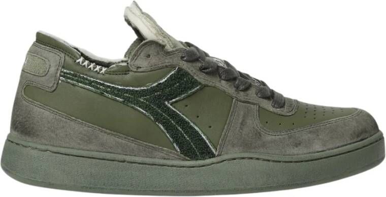 Diadora Lage Top Sneakers Green Heren