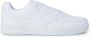 Diadora Witte Veterschoenen met Slip-on Detail White Dames - Thumbnail 2