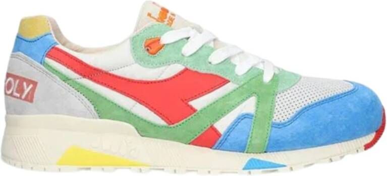 Diadora Limited Edition Grijze Leren Sneakers