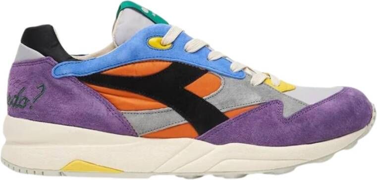 Diadora Limited Edition Paarse Leren Sneakers - Foto 2