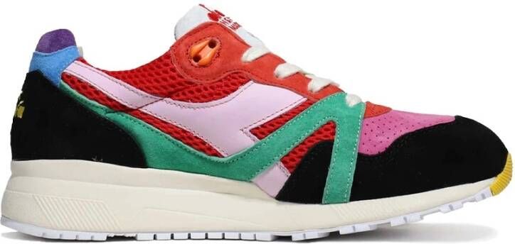 Diadora Kleurrijke handgemaakte Italiaanse sneakers Meerkleurig Heren