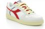 Diadora Rode Leren Sneakers voor Heren White Heren - Thumbnail 8