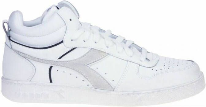 Diadora Magic Basket Cut Icona Hoge sneakers Leren Sneaker Wit - Foto 6