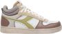Diadora Magic Basket Demi Icona Hoge sneakers Leren Sneaker Dames Groen - Thumbnail 2
