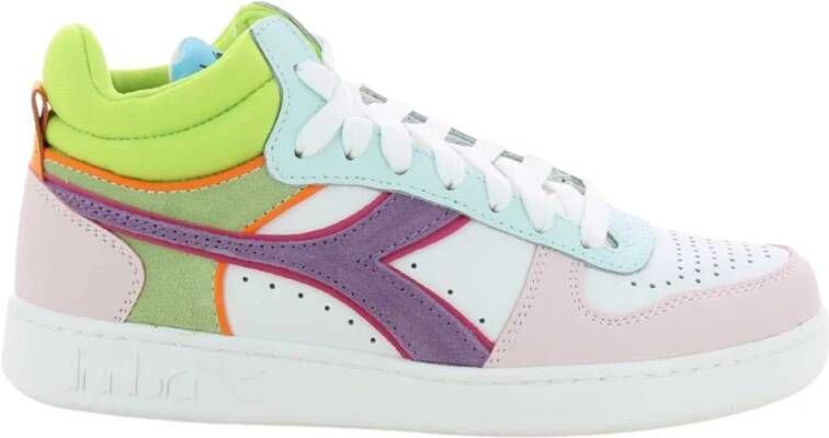 Diadora Magic Basket Demi Woman Hoge sneakers Leren Sneaker Dames Multi