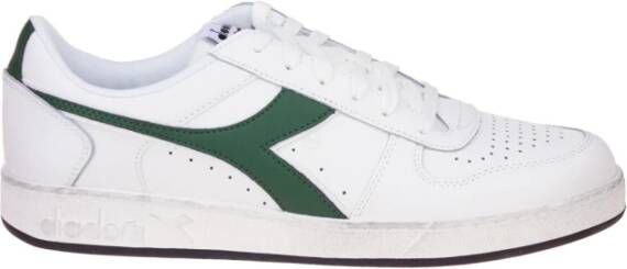 Diadora Magic Basket Low Icona Wit-Groen Wit Heren