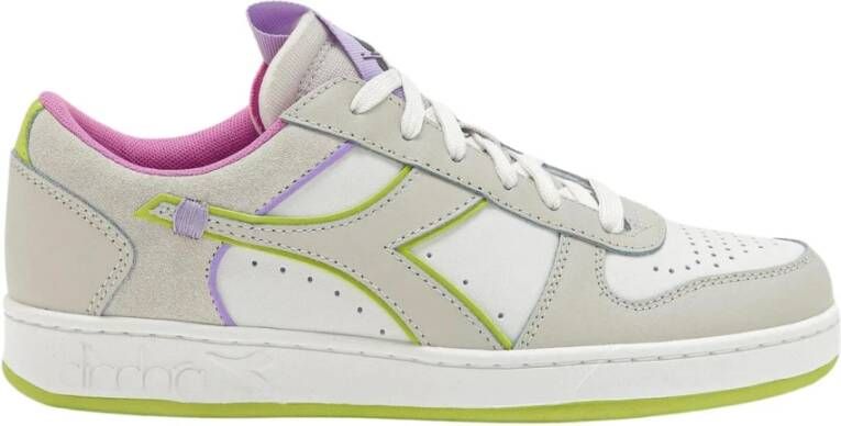 Diadora Magic Basket Low Label Woman Lage sneakers Leren Sneaker Dames Wit