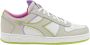 Diadora Magic Basket Low Label Woman Lage sneakers Leren Sneaker Dames Wit - Thumbnail 3