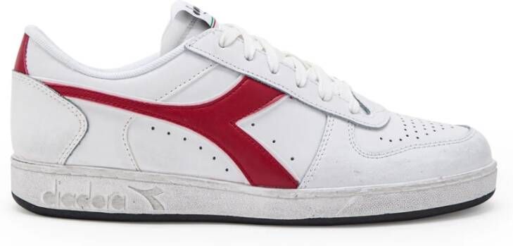 Diadora Icona Low Magic Basket Sneakers Red Heren