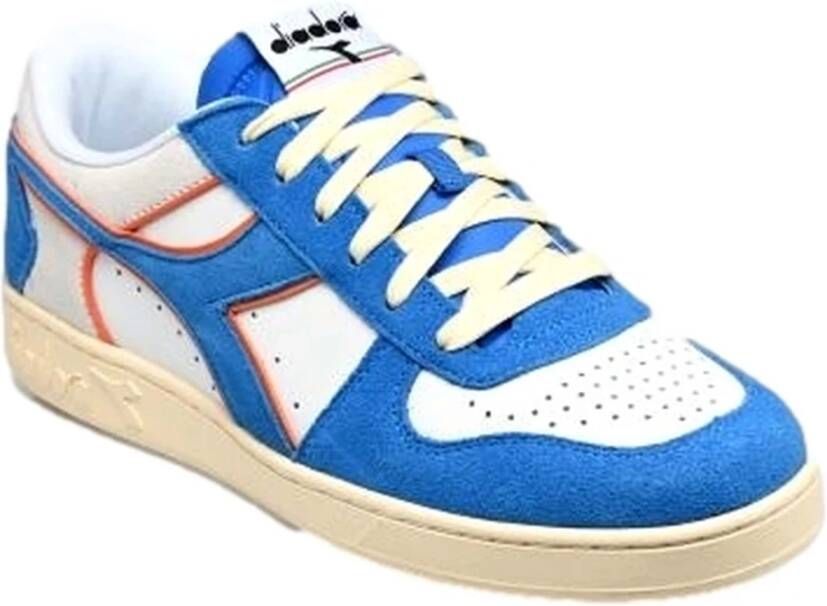 Diadora Magic Basket Low Suede Leather Sneakers Multicolor Heren