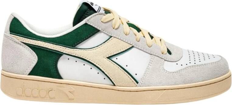 Diadora Magic Basket Low Suède Leren Sneakers