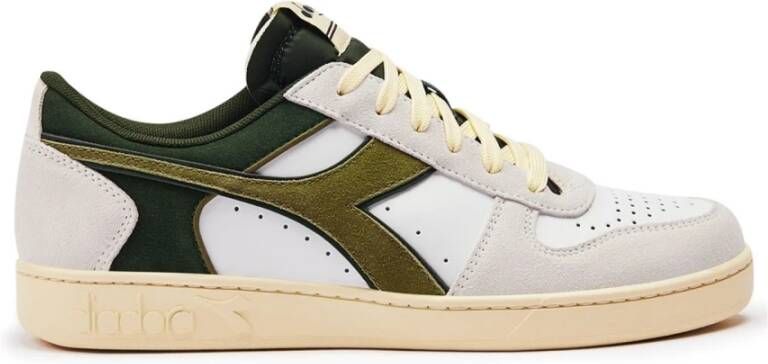 Diadora Magic Basket Low Suède Leren Sneakers