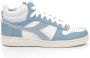 Diadora Magic Basket Demi Woman Hoge sneakers Leren Sneaker Dames Blauw - Thumbnail 2