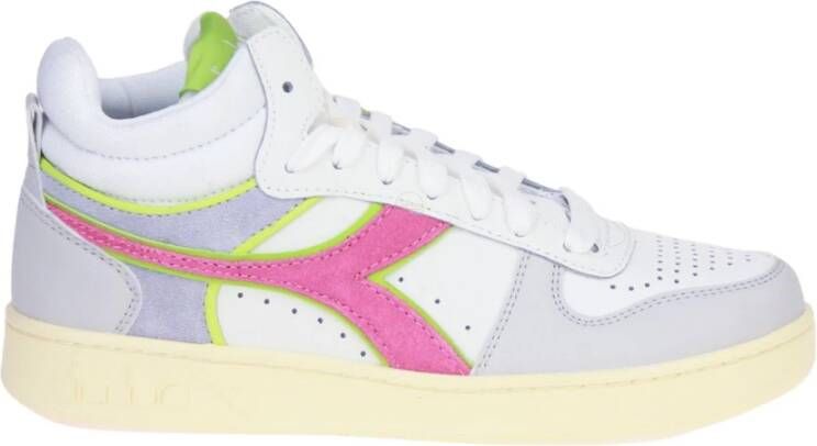 Diadora Magische Basket Sneakers Wit Dames