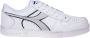 Diadora Magic Basket Low Icona Lage sneakers Leren Sneaker Wit - Thumbnail 102