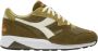 Diadora Mesh en Suede Sneakers Groen Heren - Thumbnail 1