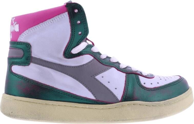 Diadora Dames Mi Basket Used Metal Mix Sneaker Multicolour