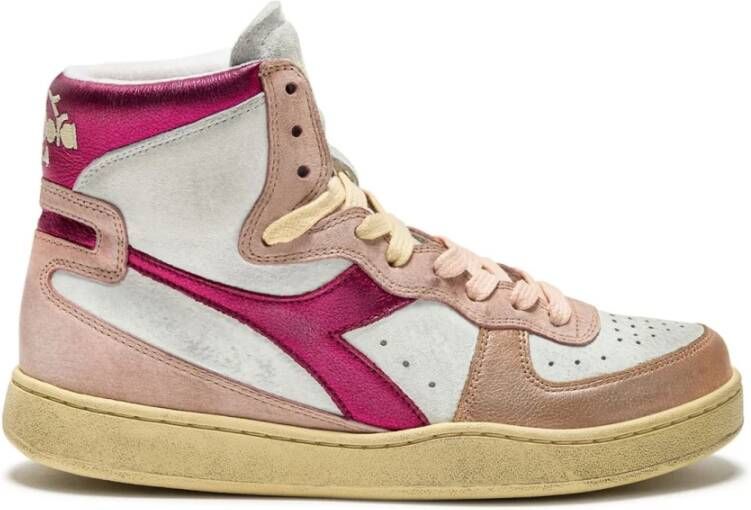 Diadora Metallic Finish Low Top Basketball Sneakers