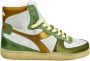 DIADORA Hoge Sneakers Dames Met Mid Basket Sneaker Maat: 36 Materiaal: Leer Kleur: Groen - Thumbnail 11