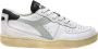 Diadora Vintage Leren Sneakers Lage Top White Dames - Thumbnail 1