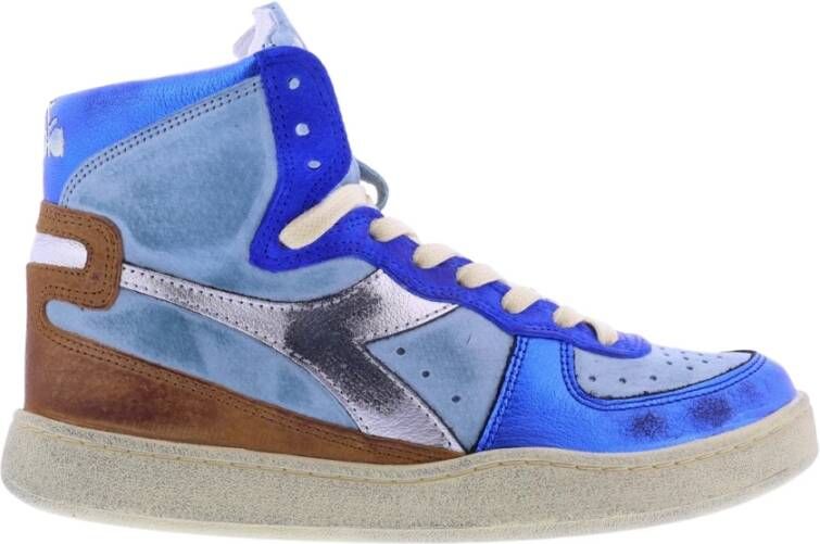 Diadora Mi Basket Metal Pigskin Used W Blauw Dames