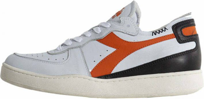 Diadora Mi Basket Row Cut Sneakers Wit Unisex