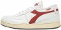 Diadora Heritage mi basket row cut sneakers wit c7114 white-garnet leer 42 5 (8+) - Thumbnail 12